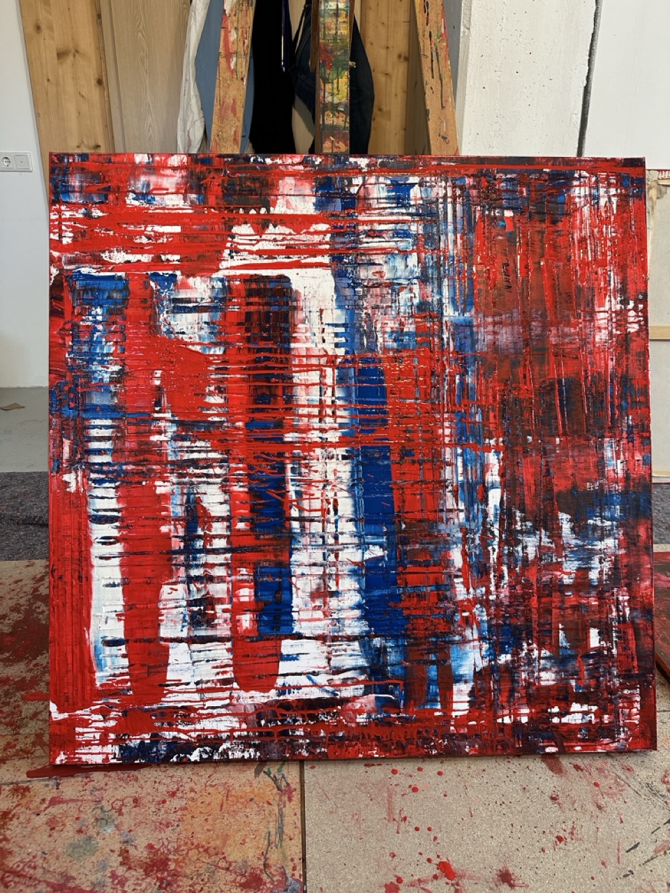 3 colours interaction • 100x100 cm • 950 EUR – Bild 4