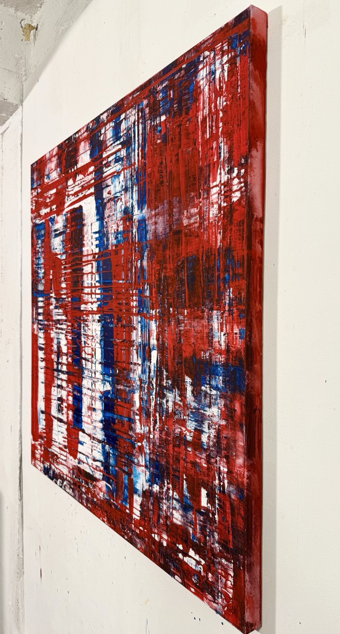 3 colours interaction • 100x100 cm • 950 EUR – Bild 2